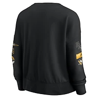 Sweat-shirt à capuche noir Fanatics Pittsburgh Penguins Go Team pour femme