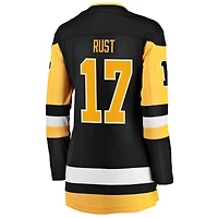 Fanatics pour femmes Bryan Rust noir Pittsburgh Penguins Premier Breakaway Player - Maillot