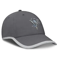 Women's Fanatics Charcoal Pittsburgh Penguins Fundamental Reflector Adjustable Hat