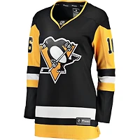 Women's Fanatics Justin Brazeau Black Pittsburgh Penguins Home Breakaway Jersey