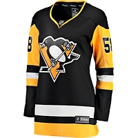 Women's Fanatics Kris Letang Black Pittsburgh Penguins Home Breakaway Player Jersey