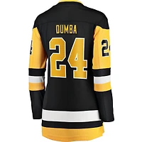 Maillot Matt Dumba noir pour femmes, équipe de Pittsburgh, à domicile, Breakaway