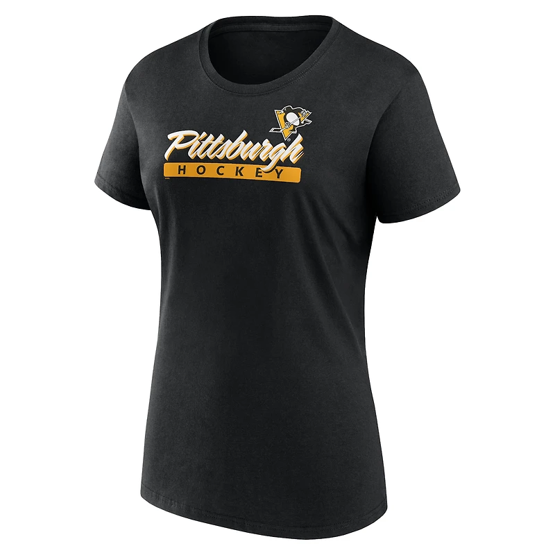 Pack combiné de t-shirts Risk Fanatics Pittsburgh Penguins pour femmes