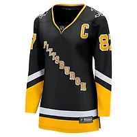 Fanatics pour femmes Sidney Crosby noir suppléant des Penguins de Pittsburgh - Maillot joueur Premier Breakaway