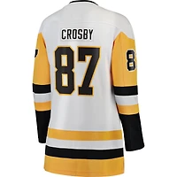 Maillot de joueur première division des Penguins Pittsburgh Sidney Crosby pour femmes Fanatics Blanc