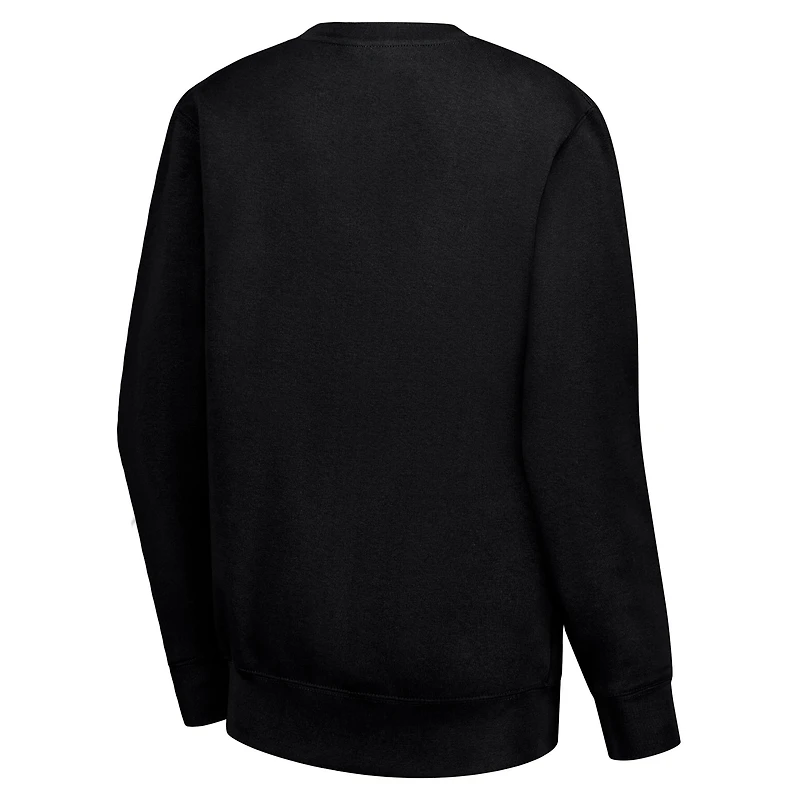 Sweat-shirt à enfiler G-III 4Her pour femme par Carl Banks, noir, Pittsburgh Penguins, logo de l'équipe « Lots Of Love ».