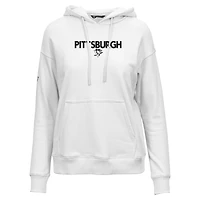Sweat à capuche blanc pour femme Levelwear Pittsburgh Penguins Adorn City Capsule