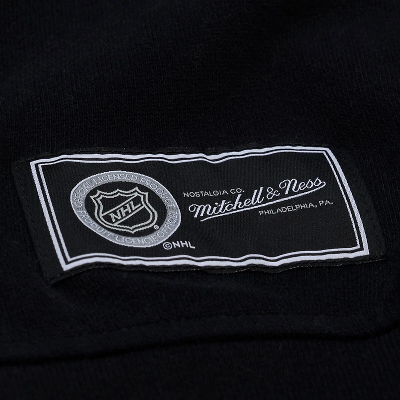 Women's Mitchell & Ness  Black Pittsburgh Penguins Crewneck Sweatshirt