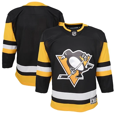 Maillot vierge domicile Premier des Penguins de Pittsburgh pour jeunes, noir