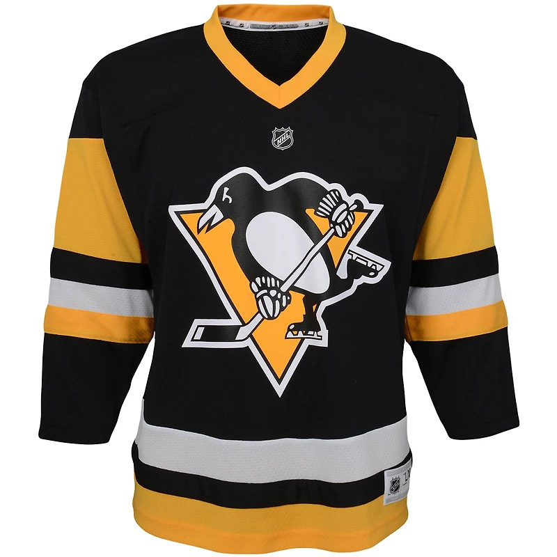 Jeunes Black Pittsburgh Penguins Domicile - Réplique de maillot