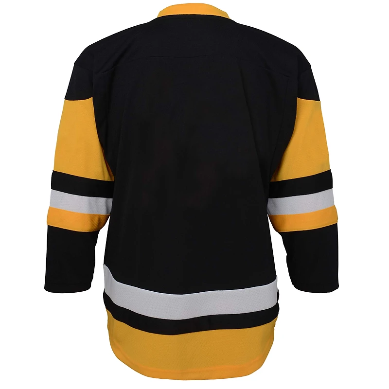 Youth  Black Pittsburgh Penguins Home Replica Jersey