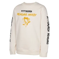 Youth Cream Pittsburgh Penguins Star Power Pullover Sweatshirt