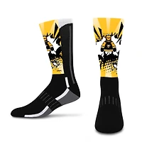 Chaussettes Ka-Pow Crew pour jeunes pieds nus, mascotte des Penguins de Pittsburgh