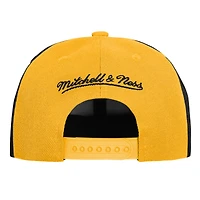 Casquette snapback Mitchell & Ness noire pour enfant, mascotte des Penguins de Pittsburgh