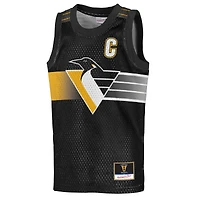 Youth Mitchell & Ness Mario Lemieux Black Pittsburgh Penguins Maxxed Out Fashion Basketball Jersey