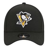Youth New Era Black Pittsburgh Penguins 9FORTY A-Frame Adjustable Hat