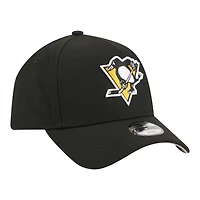 Youth New Era Black Pittsburgh Penguins 9FORTY A-Frame Adjustable Hat