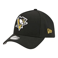 Youth New Era Black Pittsburgh Penguins 9FORTY A-Frame Adjustable Hat