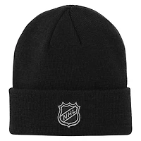Bonnet en tricot à revers essentiel Youth Outerstuff Black Pittsburgh Penguins 2.0