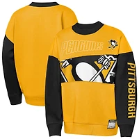Youth Outerstuff  Gold/Black Pittsburgh Penguins Impact Player Sweatshirt