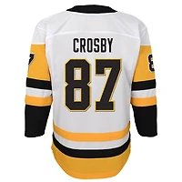 Youth Outerstuff Sidney Crosby White Pittsburgh Penguins Away Captain's Patch Jersey