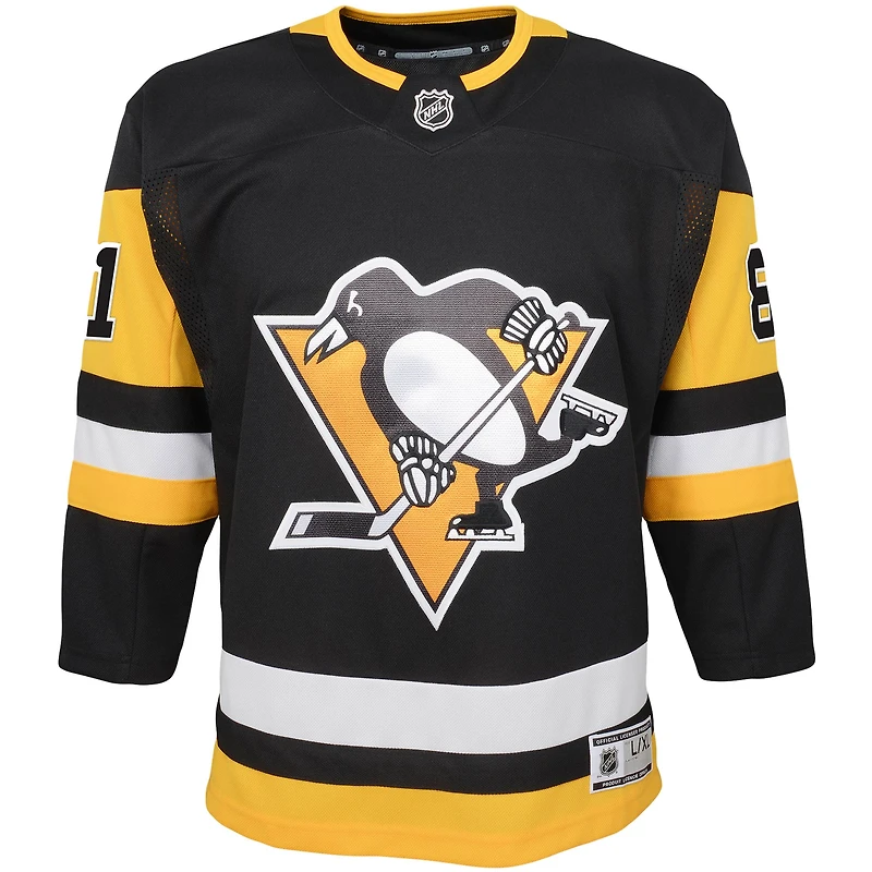 Jeune Sidney Crosby Black Pittsburgh Penguins Home Premier Player - Maillot