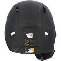 V106832 Casque de frappeur noir n° 26 des Pirates de Pittsburgh, utilisé lors du match contre les Yankees de New York le 4 avril 2025. Adam Frazier, casque de frappeur UNS GU 45888 COLGMUHEL GUBBHL0571 n° 3