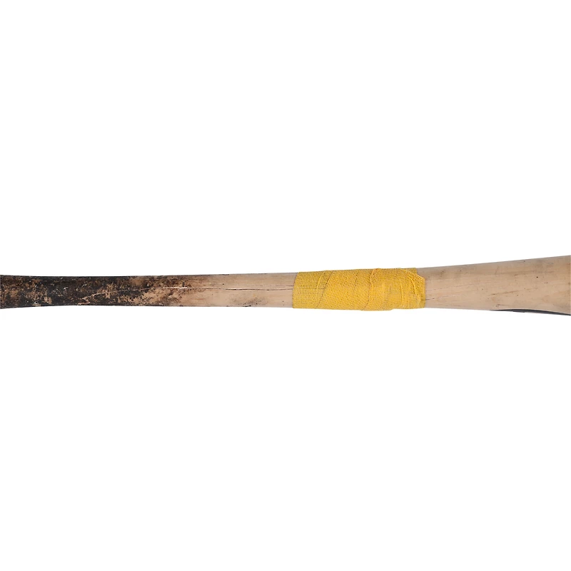 Adam Frazier, batte de baseball des Pirates de Pittsburgh, Tan Louisville Slugger, utilisée lors du match contre les Guardians de Cleveland, le 19 avril 2025