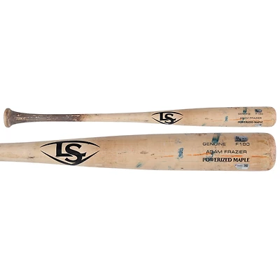 V106832 Pirate Adam Frazier Pittsburgh Pirates Match-Used Tan Louisville Slugger Broken Bat contre Miami Marlins le 10 juin 2025 Adam Frazier UNS GU BAT 45835 COLGMUEQU GUBBBT2842 #5