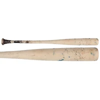 Batte de baseball cassée Tan Louisville Slugger d'Adam Frazier, Pirates de Pittsburgh, utilisée lors du match contre les Phillies de Philadelphie, le 18 mai 2025