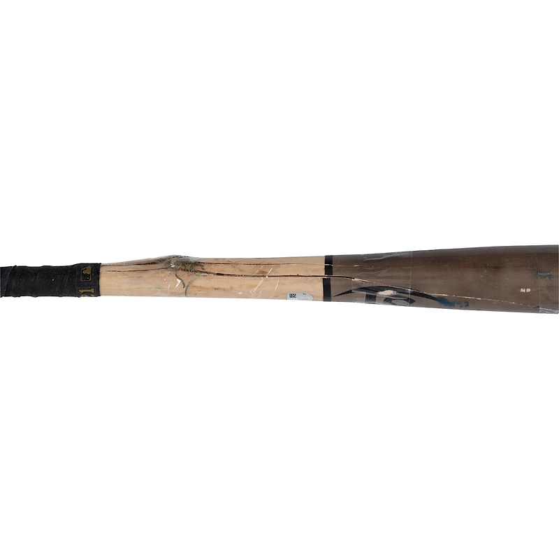 Batte de baseball cassée Louisville Slugger marron/beige d'Alexander Canario, Pirates de Pittsburgh, utilisée lors du match contre les Padres de San Diego le 3 mai 2025 - Simple