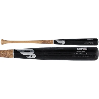 Alika Williams Pittsburgh Pirates Game-Used Black B45 Broken Bat vs. San Francisco Giants on April 27, 2024