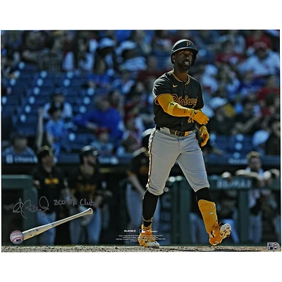 Photographie autographiée par Andrew McCutchen des Pirates de Pittsburgh pour son 300e coup de circuit, 16" x 20", avec l'inscription "300 HR Club"