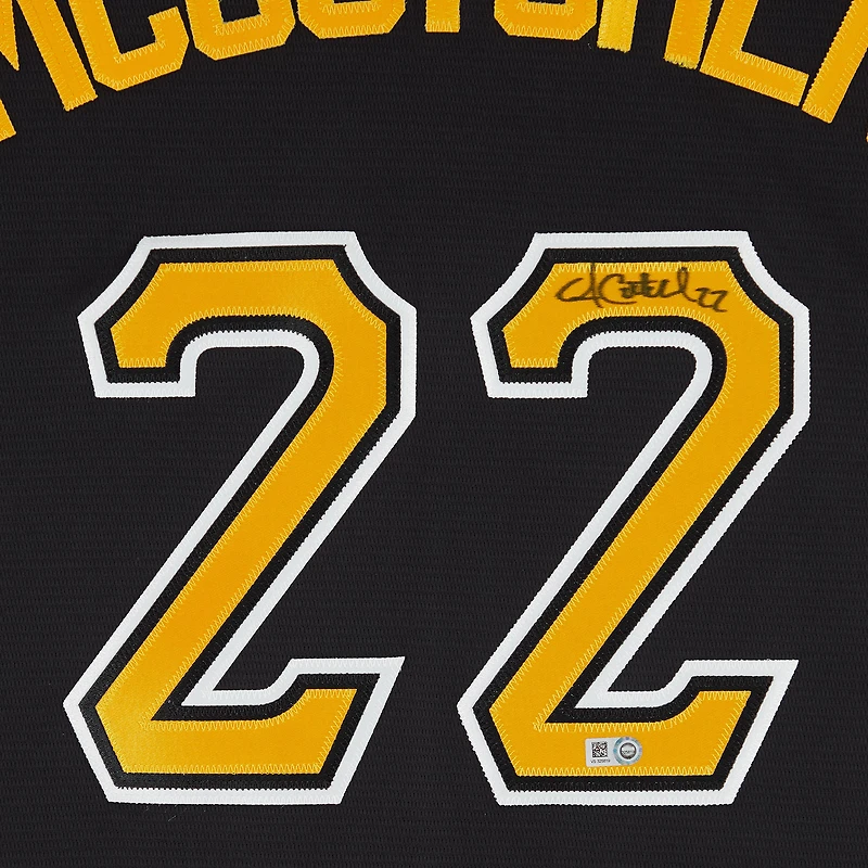 Andrew McCutchen Pittsburgh Pirates Autographed Black Nike Replica Jersey 