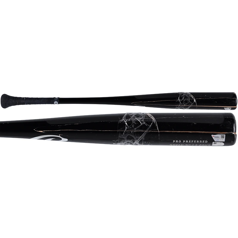 Bryan De La Cruz Pittsburgh Pirates Game-Used Black Rawlings Broken Bat vs. Arizona Diamondbacks on August 2, 2024