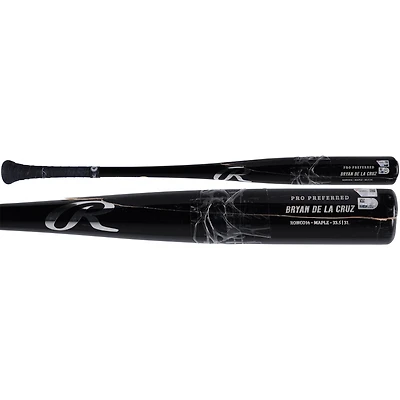 Bryan De La Cruz Pittsburgh Pirates Game-Used Black Rawlings Broken Bat vs. Arizona Diamondbacks on August 2, 2024