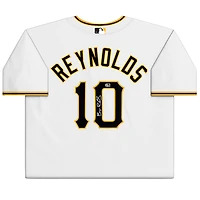 Maillot réplique blanc Nike autographié de Bryan Reynolds, des Pirates de Pittsburgh