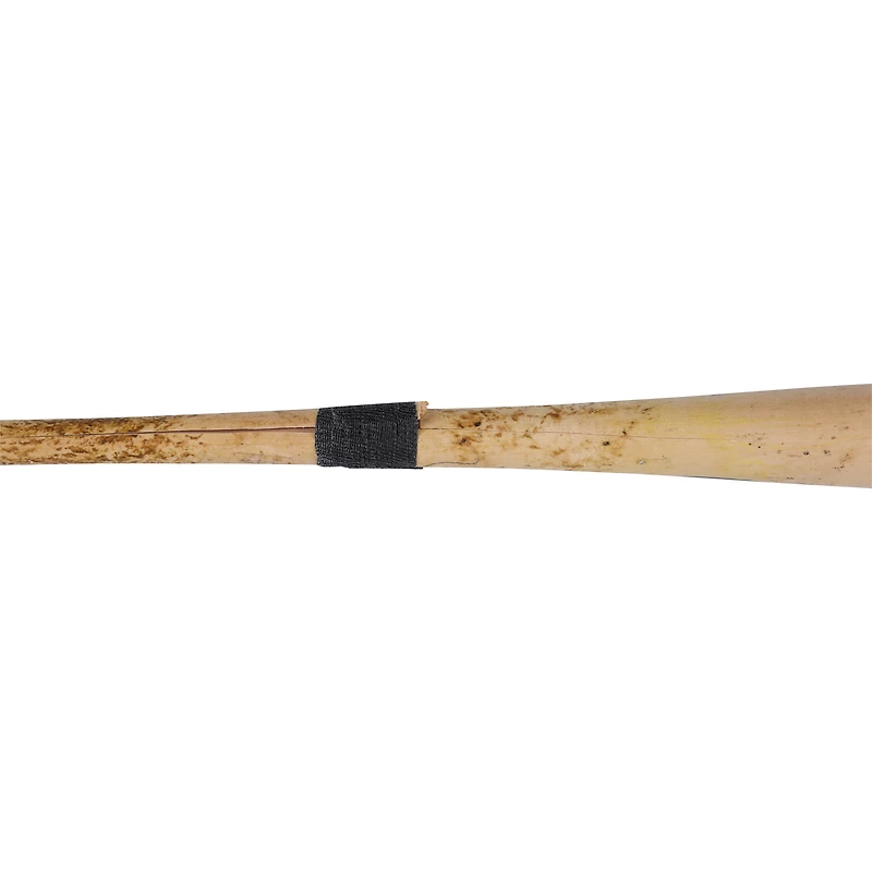 Bryan Reynolds, batte de baseball des Pirates de Pittsburgh, Tan Louisville Slugger, utilisée lors du match contre les Diamondbacks de l'Arizona, le 25 juillet 2025