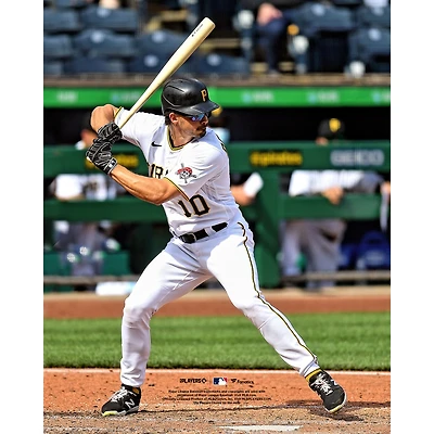 Bryan Reynolds, joueur non signé des Pirates de Pittsburgh, se prépare à frapper une photo verticale