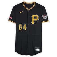 Maillot Nike noir numéro 64 des Pirates de Pittsburgh de Caleb Ferguson, saison 2025 de la MLB