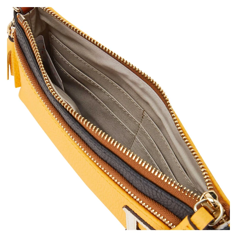 Dooney & Bourke Pittsburgh Pirates Infield Double-Zip Wristlet