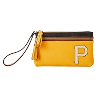Dooney & Bourke Pittsburgh Pirates Infield Double-Zip Wristlet