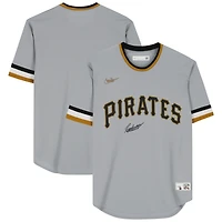 Maillot réplique Nike gris autographié par Endy Rodriguez des Pirates de Pittsburgh - Signé sur le devant