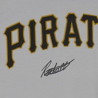 Maillot réplique Nike gris autographié par Endy Rodriguez des Pirates de Pittsburgh - Signé sur le devant