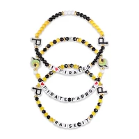 Lot de 3 bracelets d'amitié FOCO des Pirates de Pittsburgh
