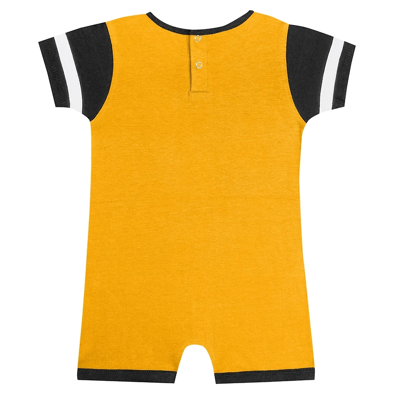 Infant Gold Pittsburgh Pirates Fast Pitch Romper