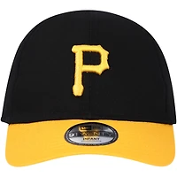 Casquette New Era Pittsburgh Pirates Team Color My First 9TWENTY Flex noire pour bébé
