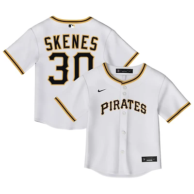 Maillot Nike Paul Skenes pour enfant, réplique à domicile des Pirates de Pittsburgh, blanc