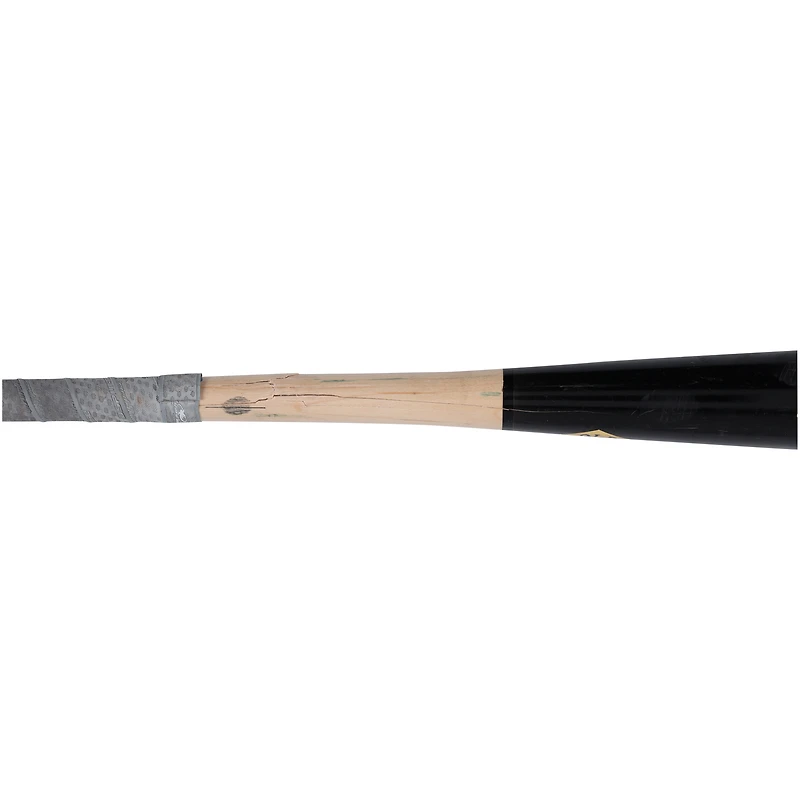 Jack Suwinski Pittsburgh Pirates Game-Used Black/Tan Old Hickory Broken Bat vs. Philadelphia Phillies on April 13, 2024