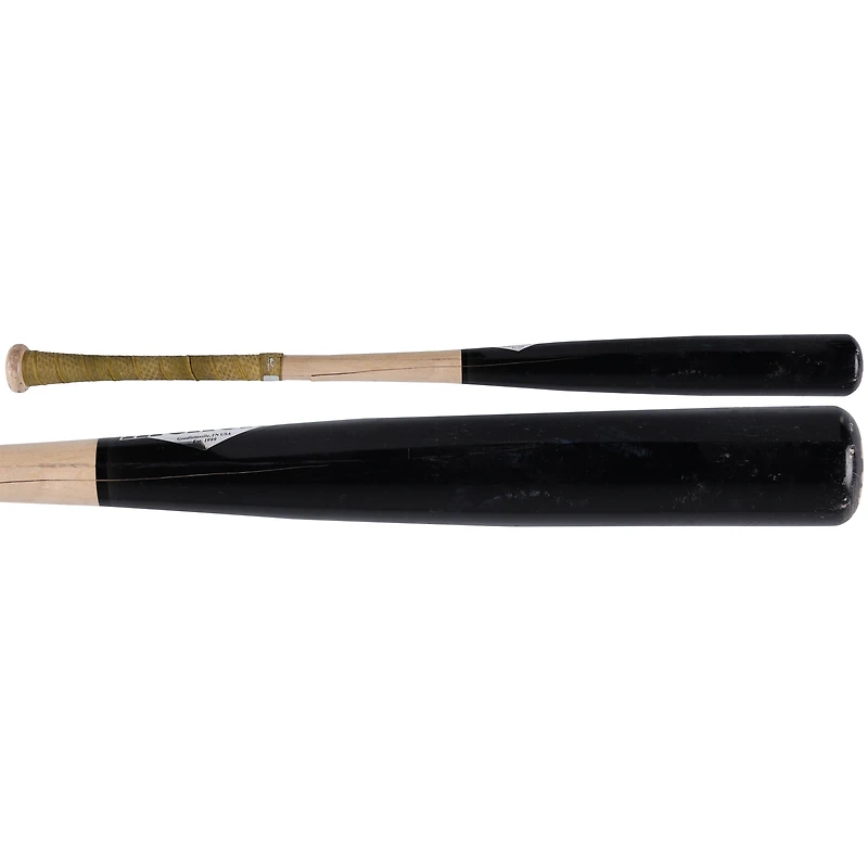 Jack Suwinski Pittsburgh Pirates Game-Used Black Old Hickory Broken Bat vs. Milwaukee Brewers on April 25, 2024